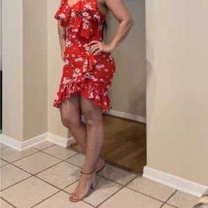 Asos floral midi dress
